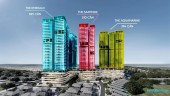 Căn hộ 2 PN View nội khu + sông Cổ Cò The Sapphire – Newtown Diamond Giá từ 5,004 tỷ diện tích