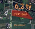 Bán đất lúa chuyển thổ xã Vàm Cỏ gần Quốc Lộ 50B giá 6,2 tỷ Đường Đan, Đức Tân
